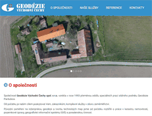 Tablet Screenshot of geodezie-vc.cz